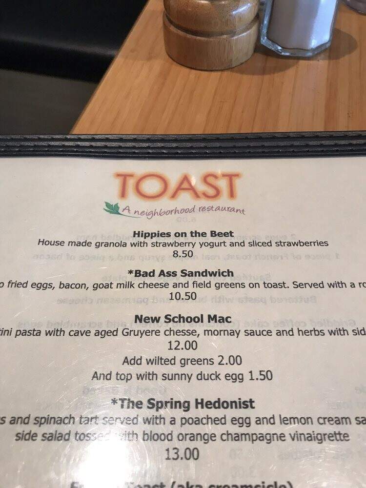 Toast - Portland, OR menu_pic