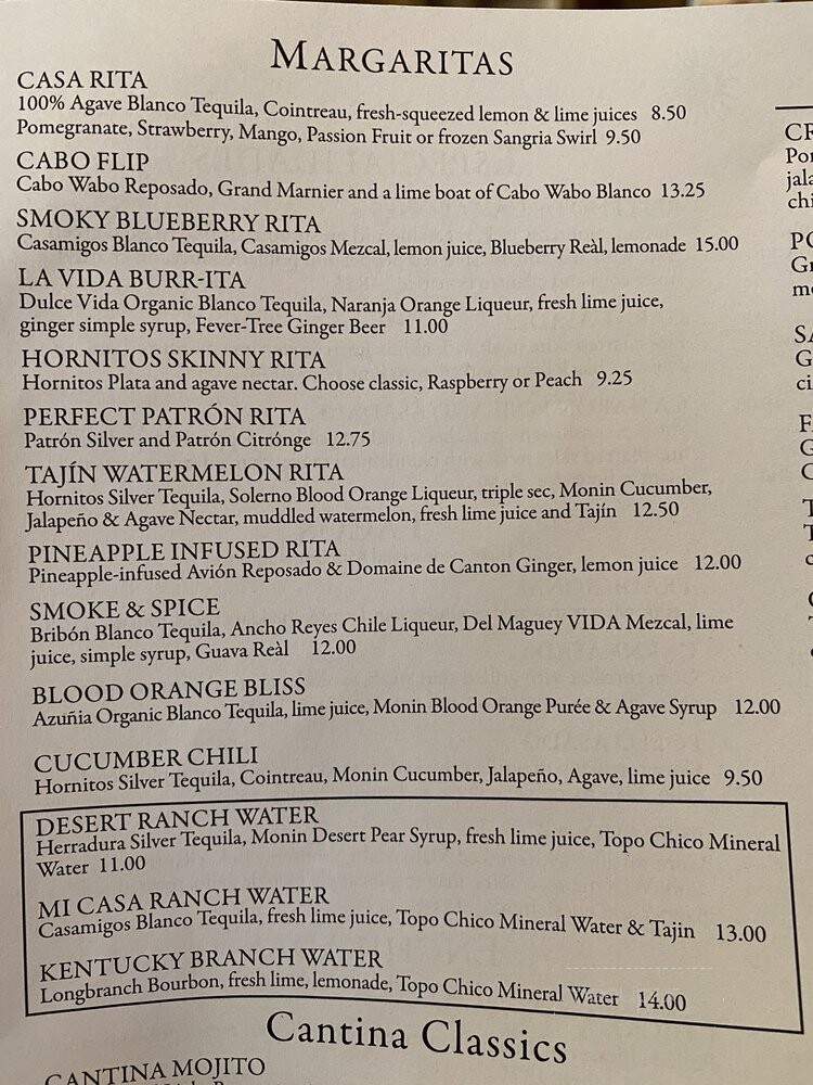 Cantina Laredo - Wesley Chapel, FL menu_pic