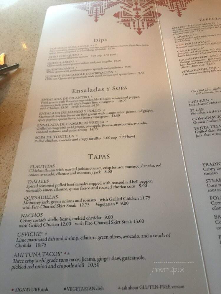 Cantina Laredo - Wesley Chapel, FL menu_pic