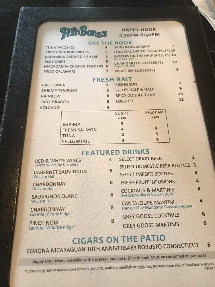 Fish Bones Restaurant - Lake Mary, FL