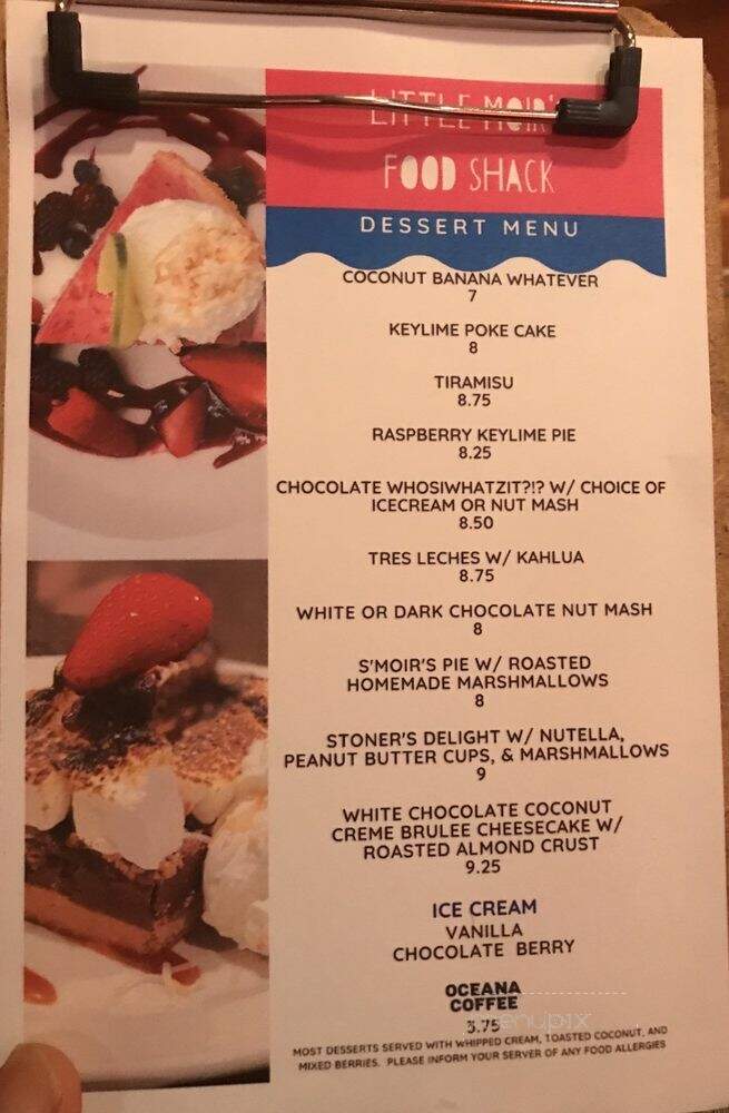 Food Shack - Jupiter, FL menu_pic