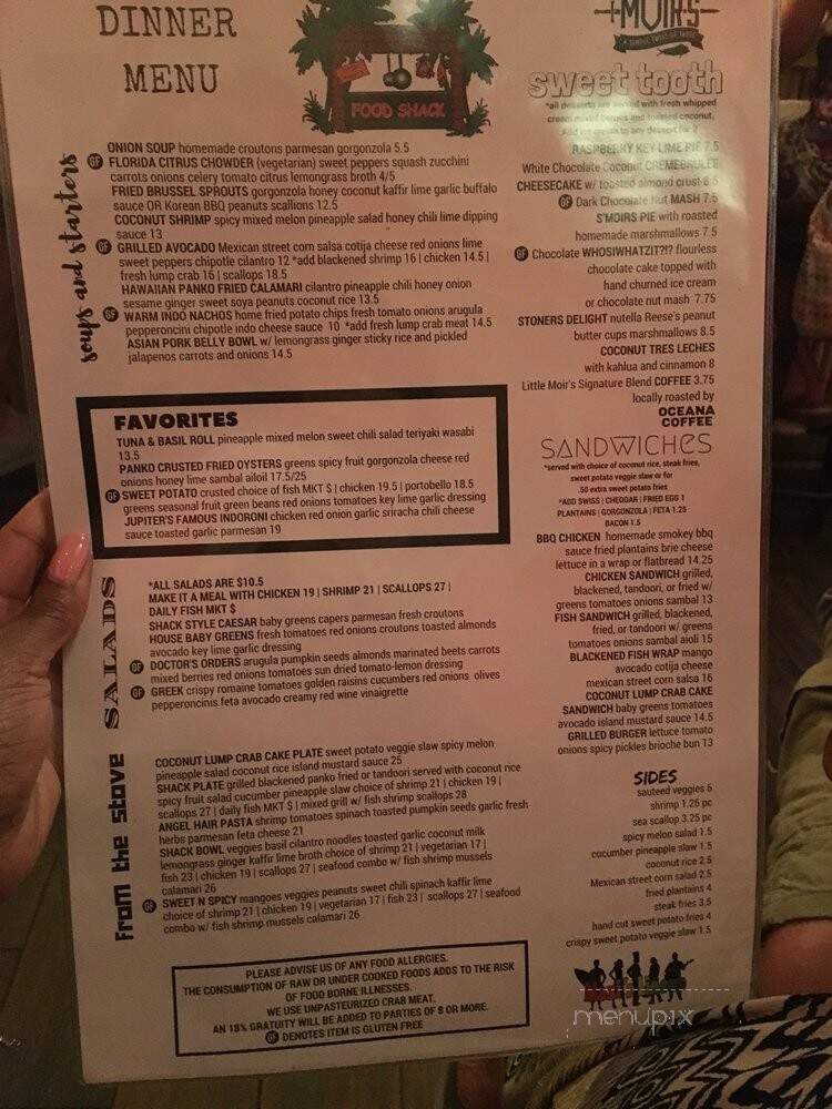 Food Shack - Jupiter, FL menu_pic