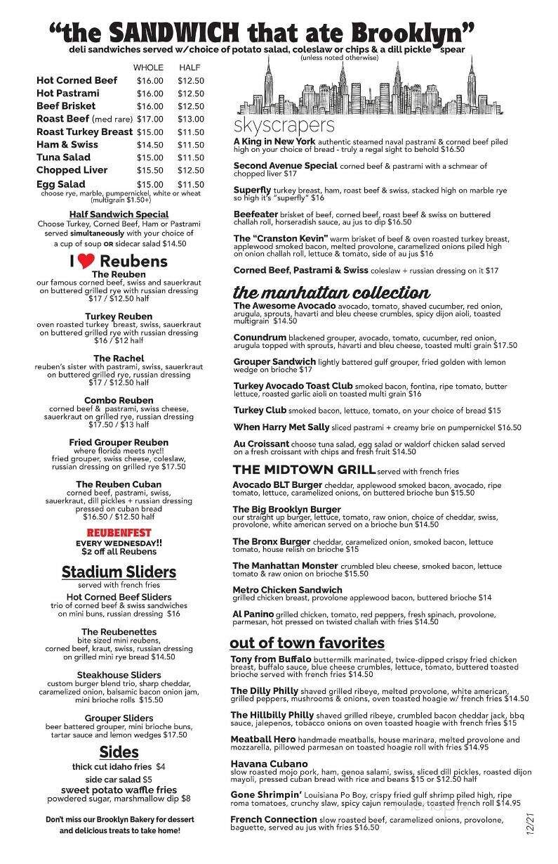 Lucky Dill Deli - Palm Harbor, FL menu_pic