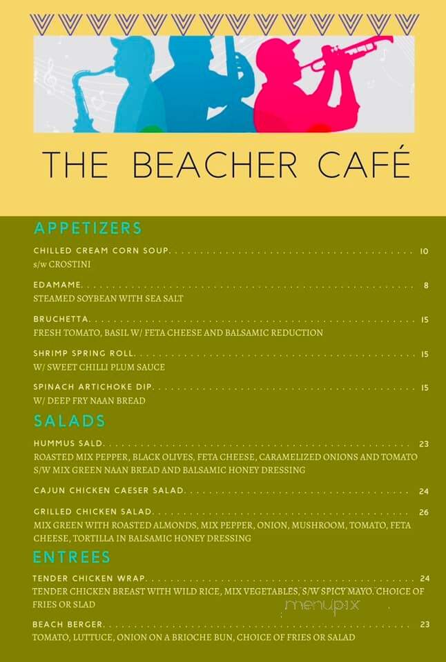 The Beacher Cafe - Toronto, ON menu_pic