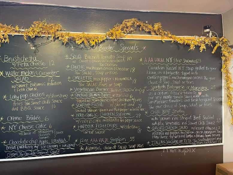 The Beacher Cafe - Toronto, ON menu_pic