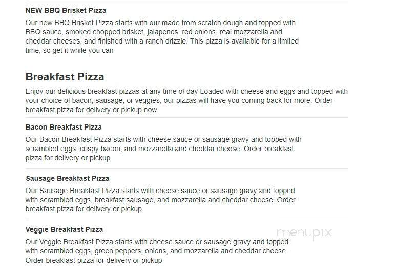 Casey's General Store - Coulterville, IL menu_pic
