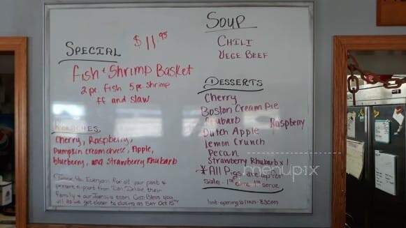 Joensy's Restaurant - Center Point, IA menu_pic