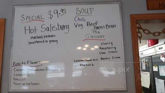 Joensy's Restaurant - Center Point, IA menu_pic