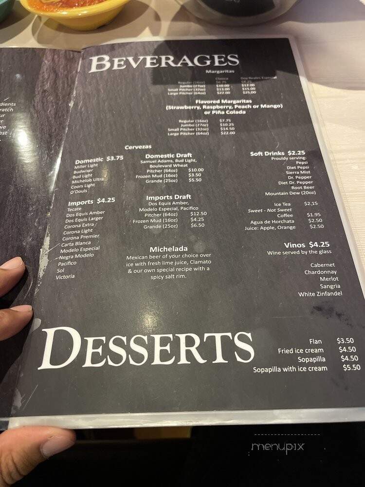 Dos Reales Mexican Restaurant - Overland Park, KS menu_pic