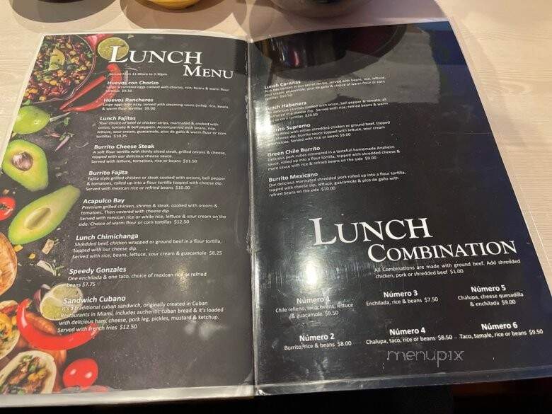 Dos Reales Mexican Restaurant - Overland Park, KS menu_pic