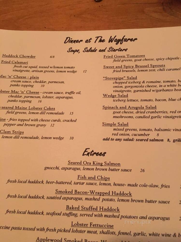 Wayfarer Restaurant - Kennebunkport, ME