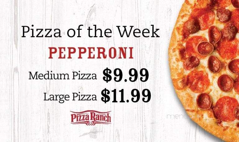 Pizza Ranch - New Prague, MN menu_pic