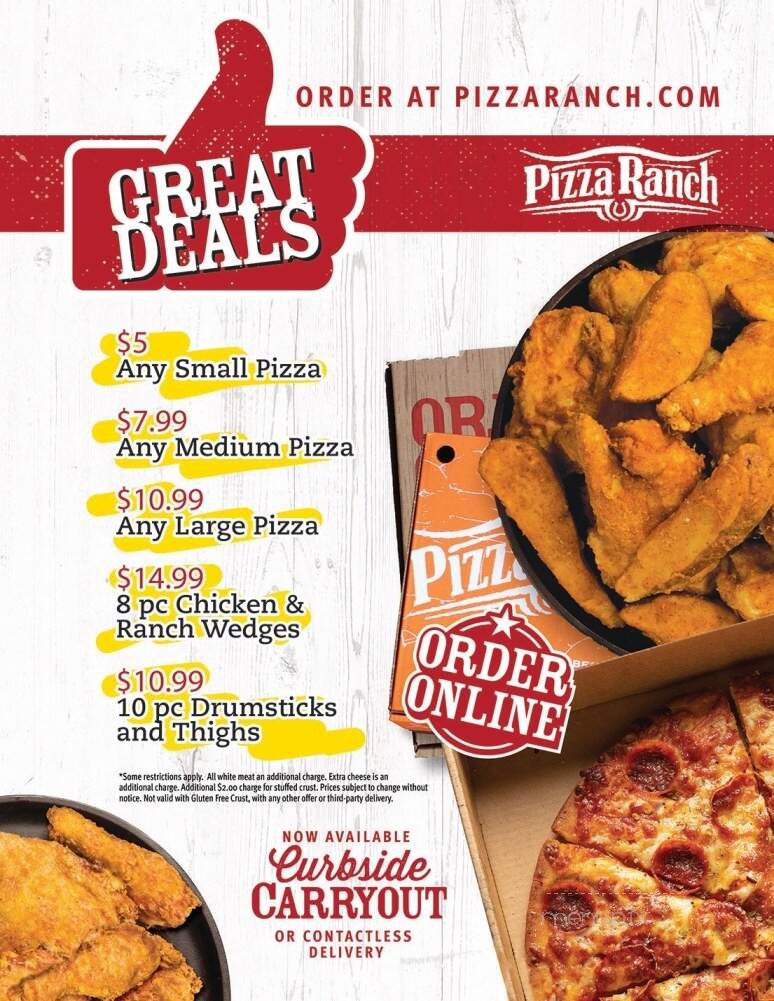 Pizza Ranch - New Prague, MN menu_pic