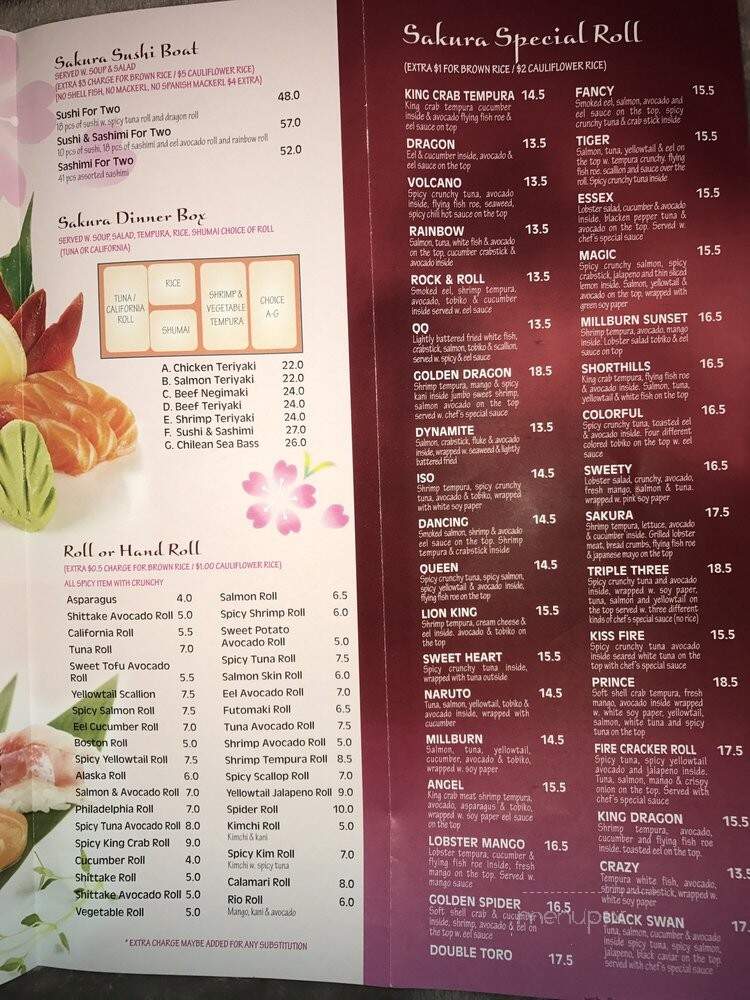 Sakura  Japanese  Restaurant - Millburn, NJ