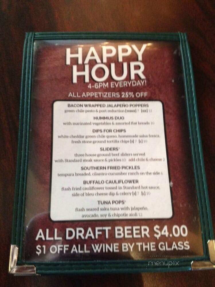 Standard Diner - Albuquerque, NM menu_pic