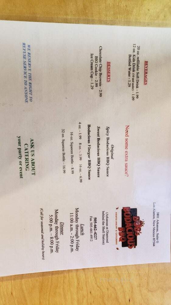 Bob's Bodacious BBQ - Los Alamos, NM