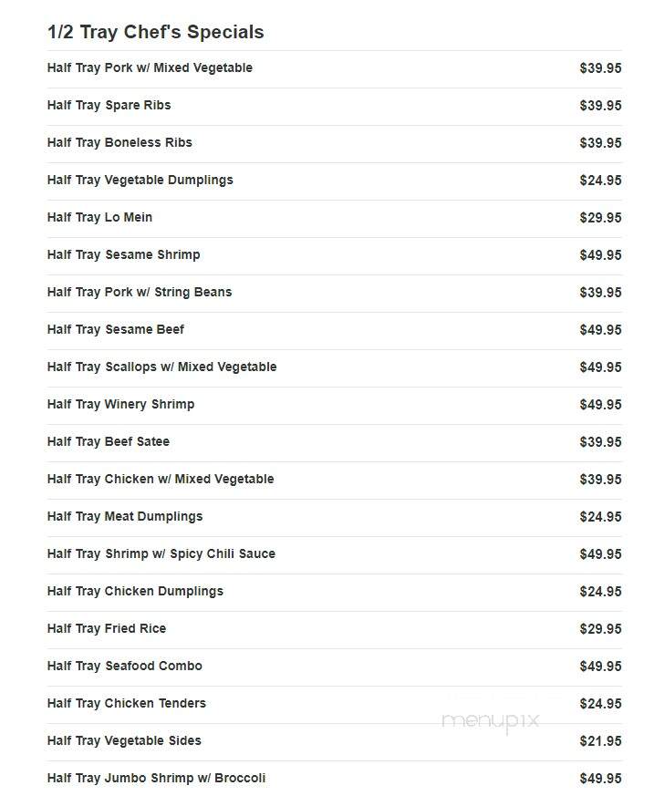 East Meets West - Rockaway Park, NY menu_pic