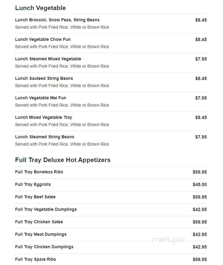 East Meets West - Rockaway Park, NY menu_pic