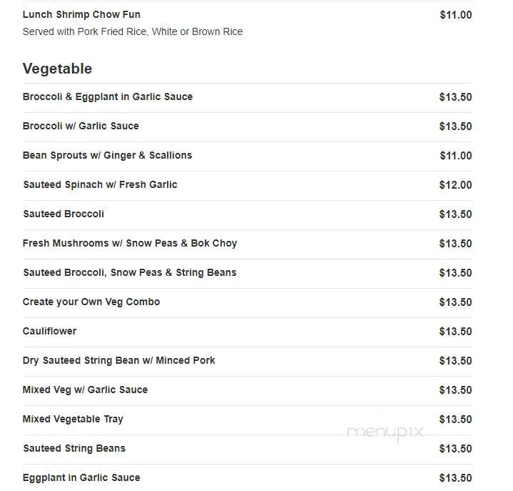 East Meets West - Rockaway Park, NY menu_pic