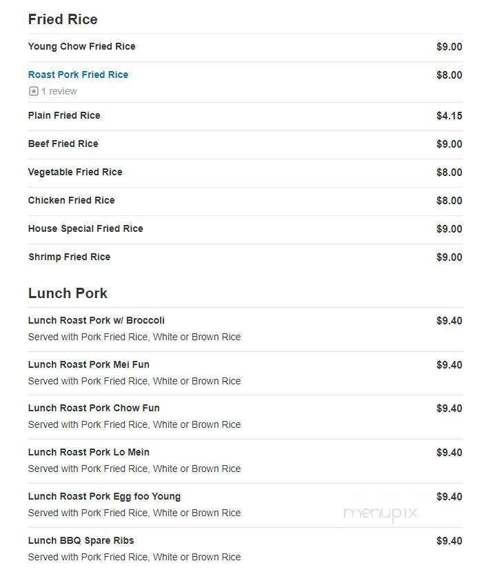 East Meets West - Rockaway Park, NY menu_pic