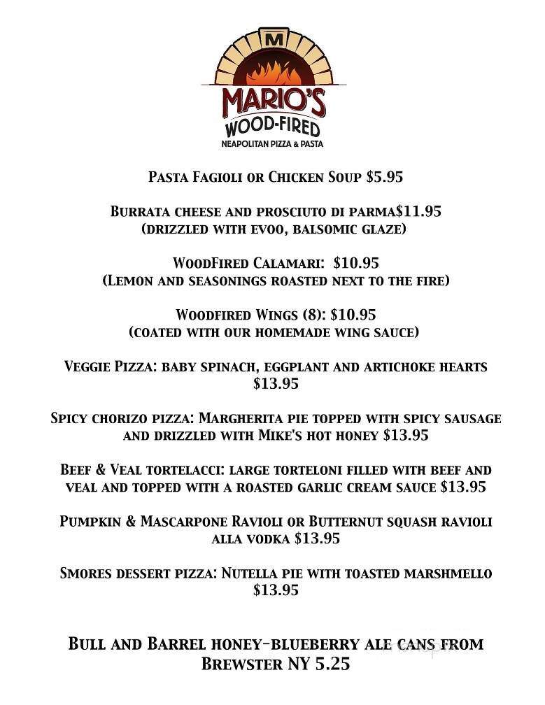 Mario's Restaurant & Pizza - Mahopac, NY