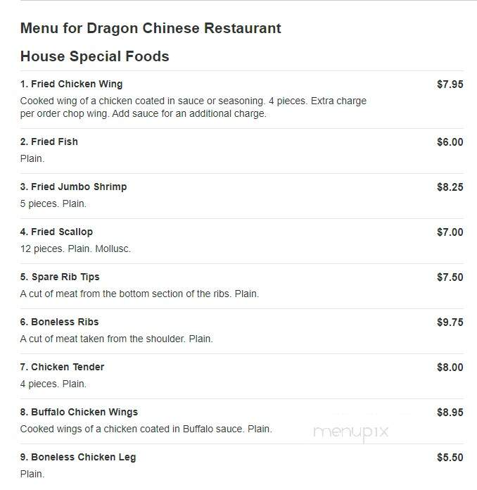 Dragon Chinese Restaurant - Harrisburg, PA
