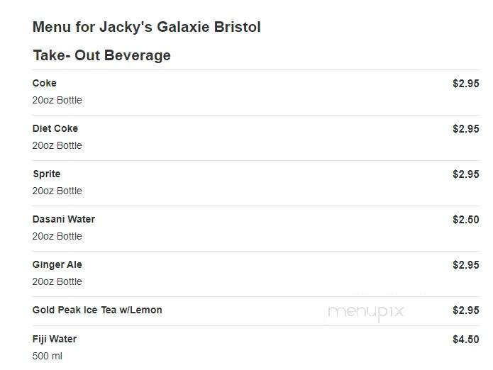 Jacky's Galaxie Restaurant - Bristol, RI