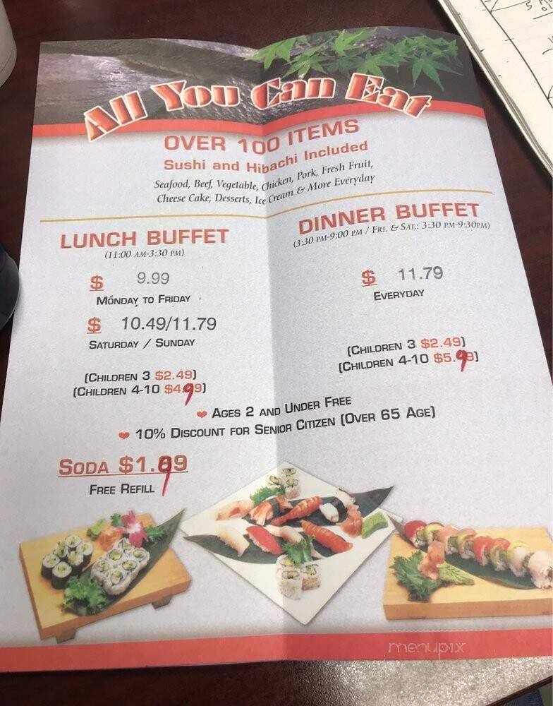 Grand Buffet - Deer Park, TX menu_pic