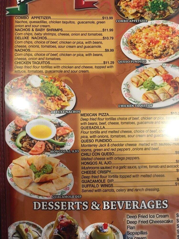 Fiesta Mexicana - Moab, UT menu_pic