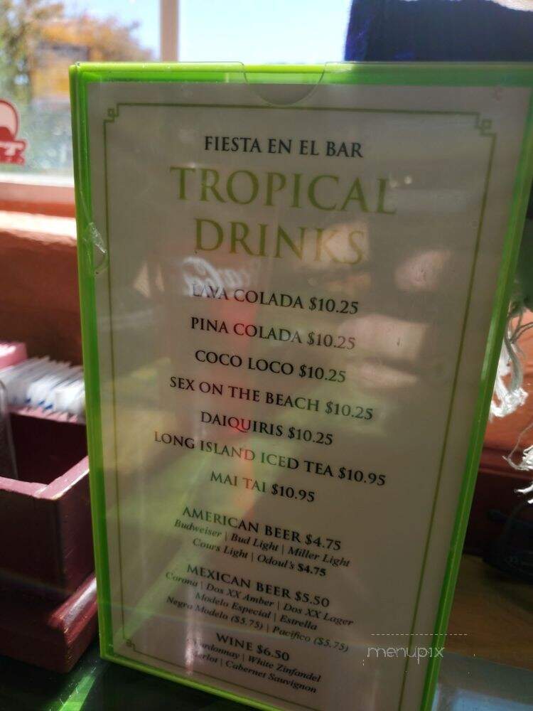 Fiesta Mexicana - Moab, UT menu_pic
