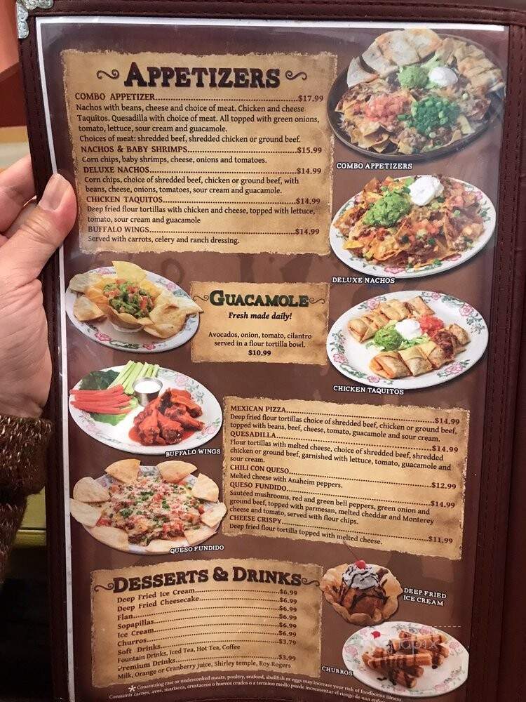Fiesta Mexicana - Moab, UT menu_pic