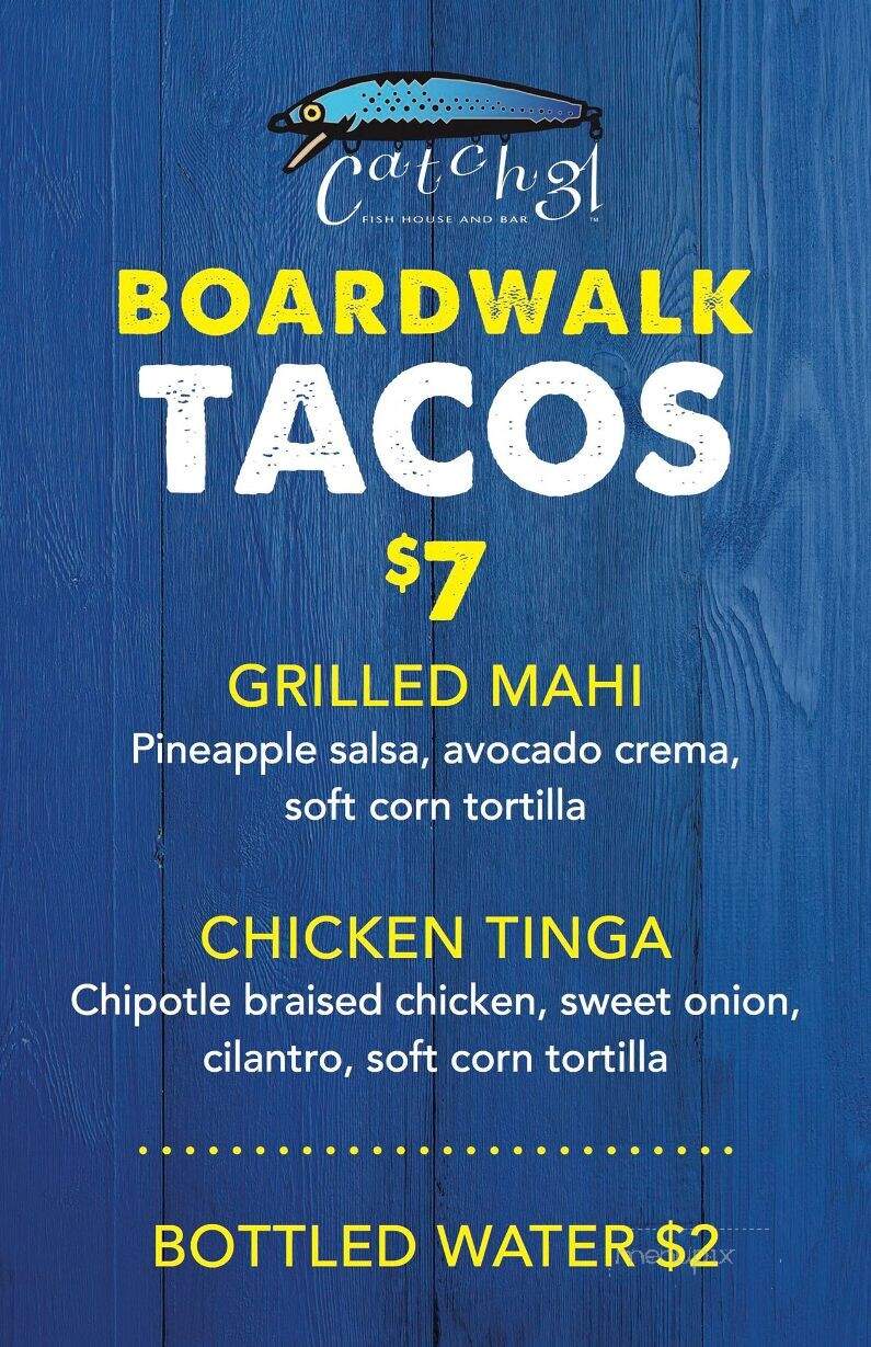 Catch 31 - Virginia Beach, VA menu_pic