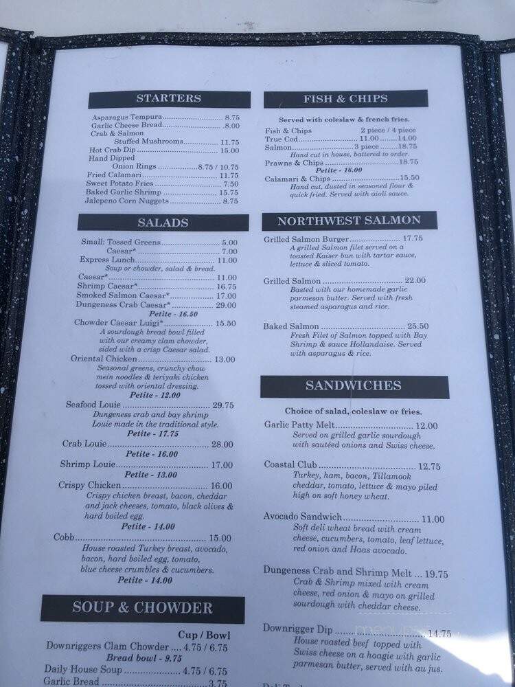 Downrigger's Waterfront Restaurant - Port Angeles, WA