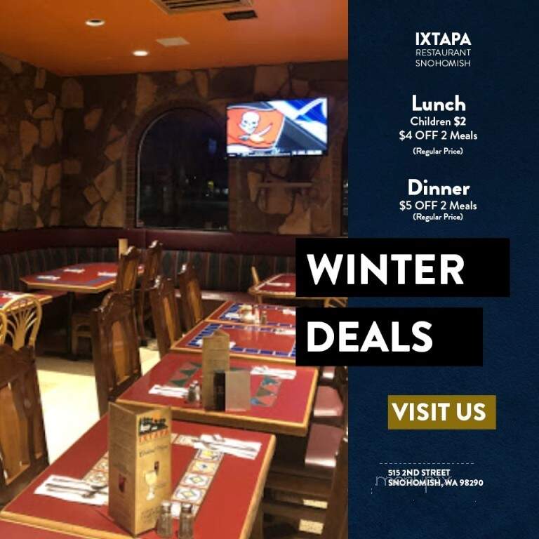 Ixtapa Restaurant - Snohomish, WA menu_pic