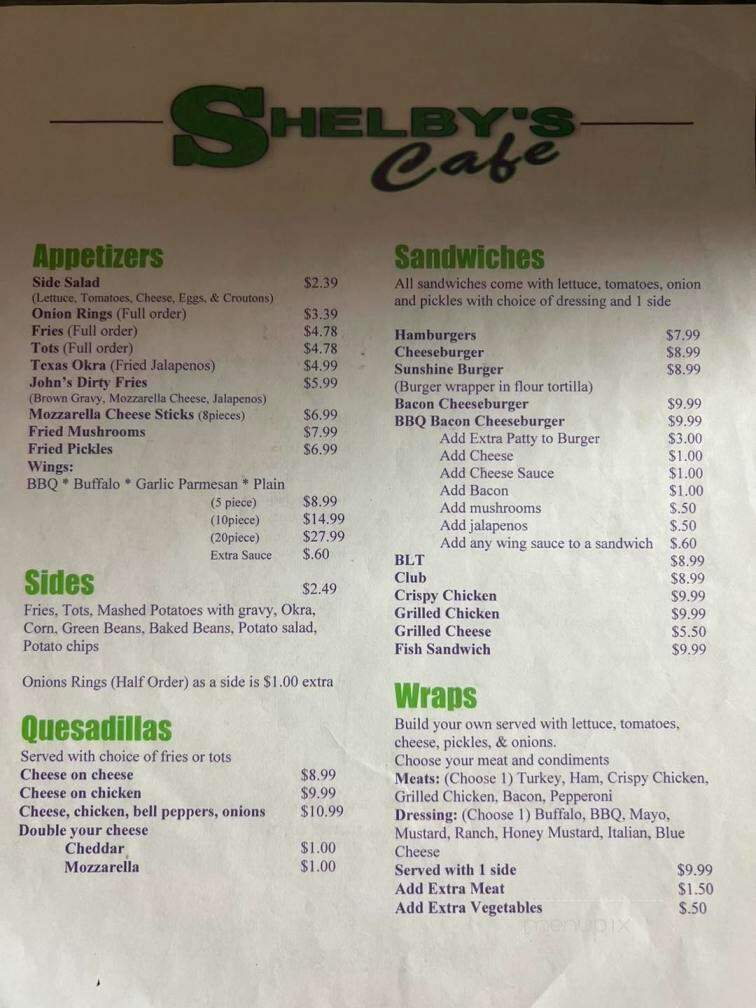 Simple Simon's Pizza - Hatfield, AR menu_pic