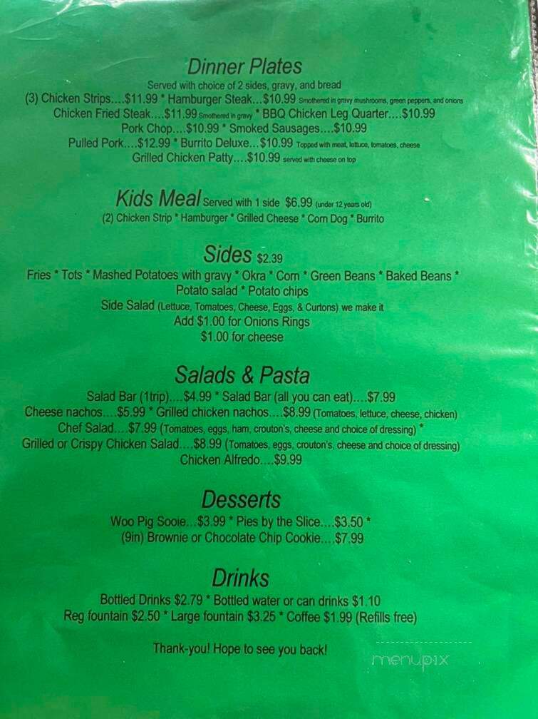 Simple Simon's Pizza - Hatfield, AR menu_pic
