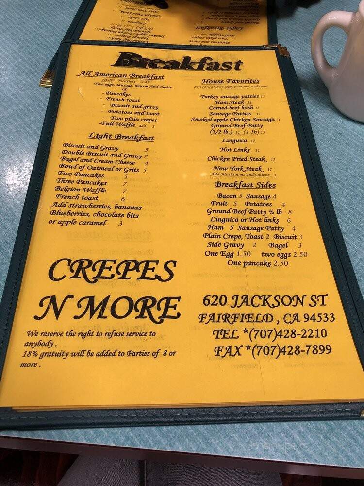 Crepes N More - Fairfield, CA