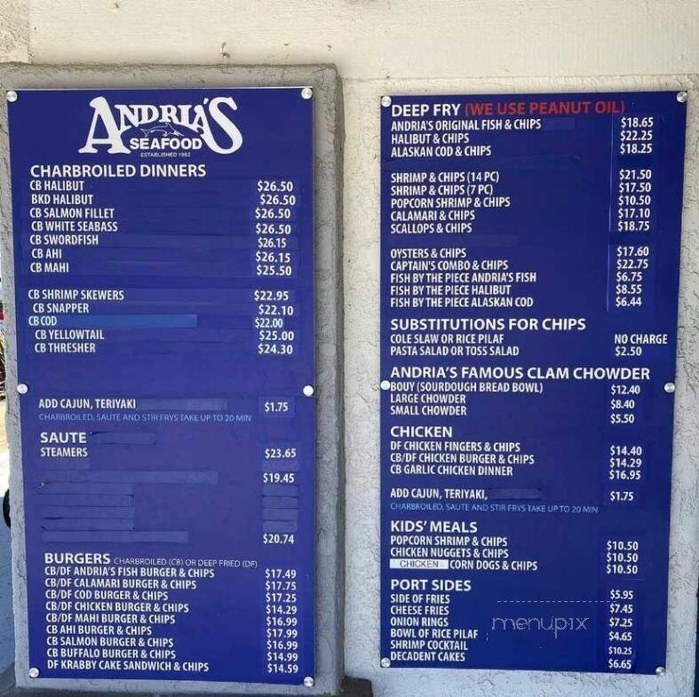 Andria's Seafood Restaurant - Ventura, CA