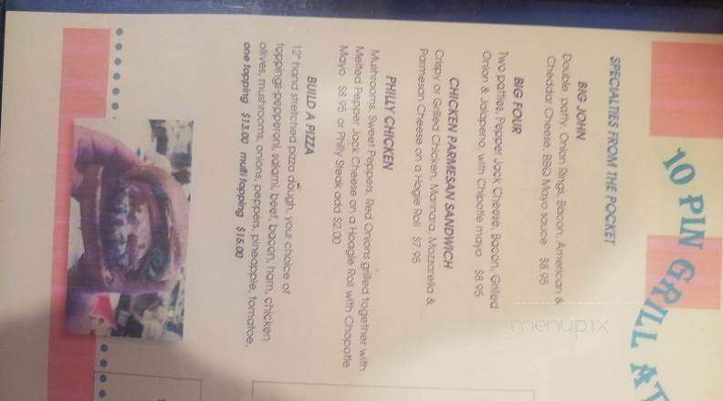Riverside Lanes - Colusa, CA menu_pic