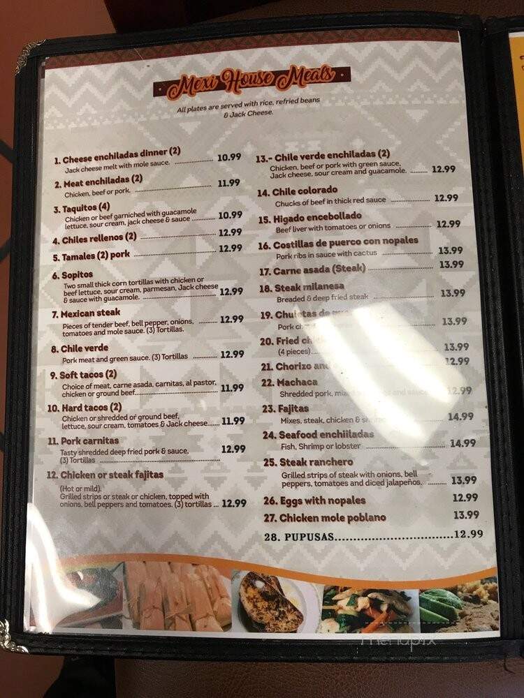 Jalisco's Restaurant - Brentwood, CA menu_pic