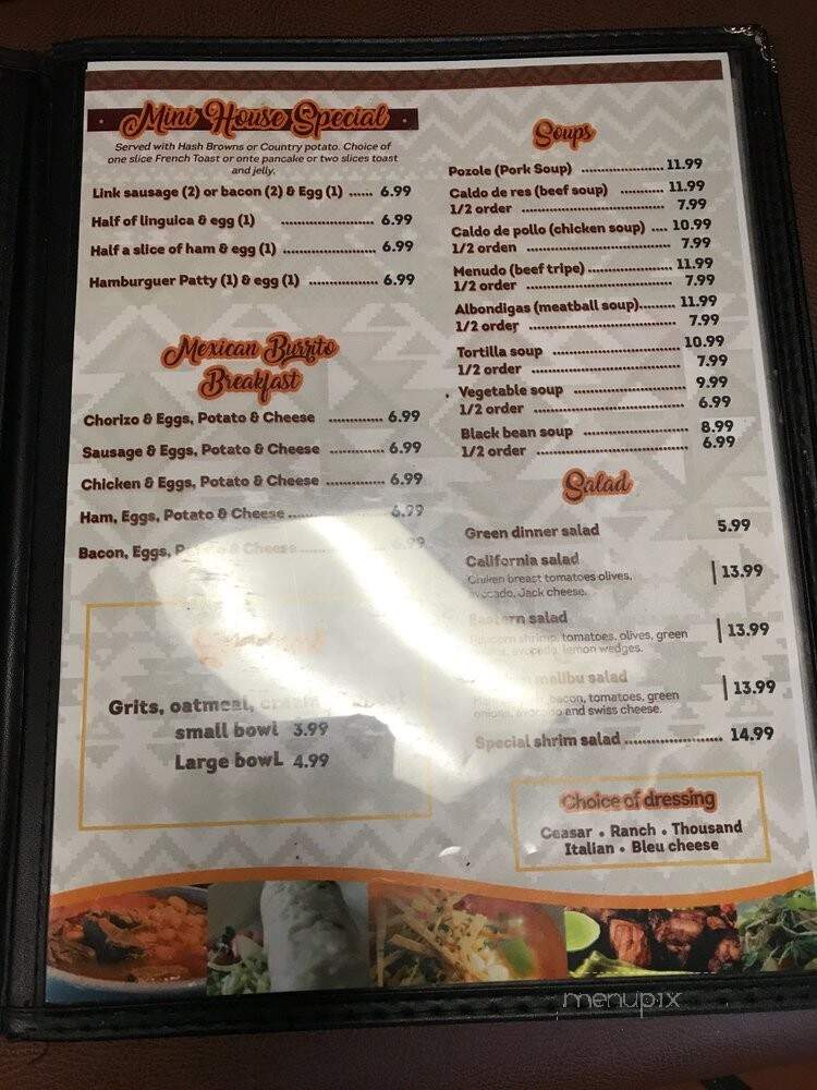 Jalisco's Restaurant - Brentwood, CA menu_pic