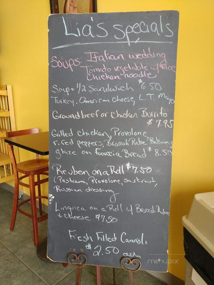 Lia's Pizza - Monroe, CT menu_pic