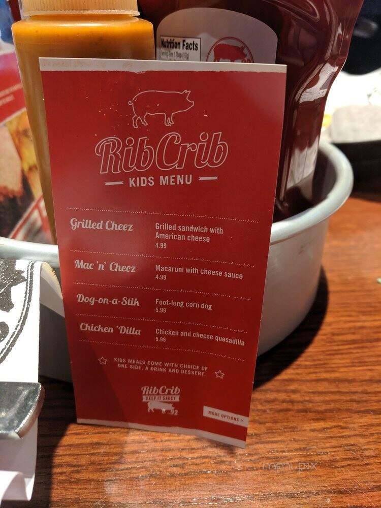 Rib Crib - Ponca City, OK menu_pic