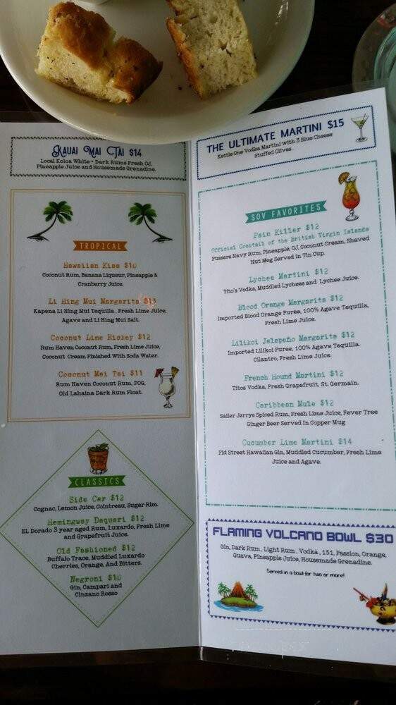 Sam's Ocean View - Kapaa, HI menu_pic