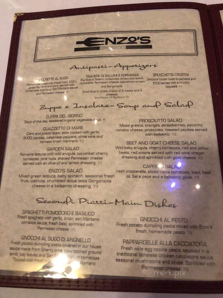 Enzo's Italian Restaurant - Cupertino, CA