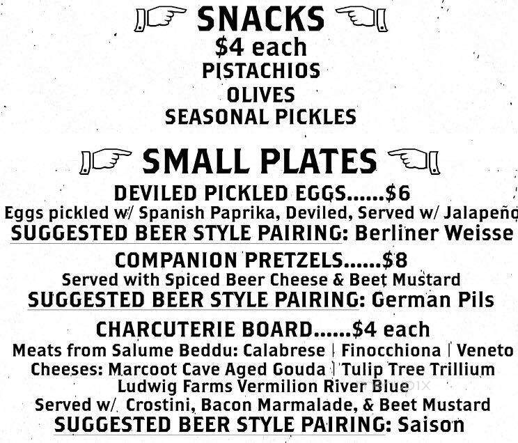 Gezellig - St. Louis, MO menu_pic