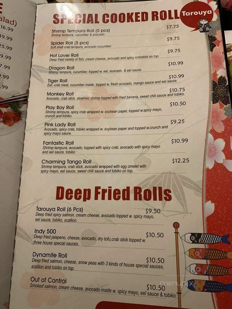Tarouya - Greensburg, IN menu_pic