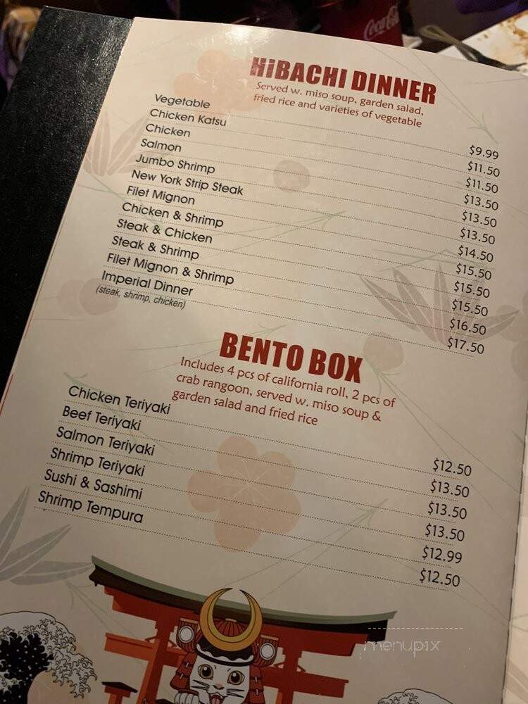 Tarouya - Greensburg, IN menu_pic