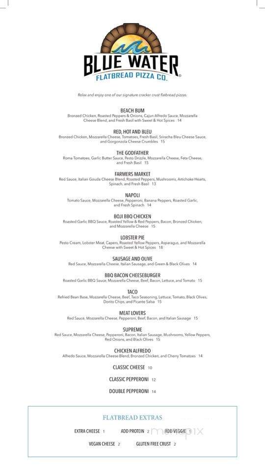 Water's Edge Grille - Arnolds Park, IA menu_pic