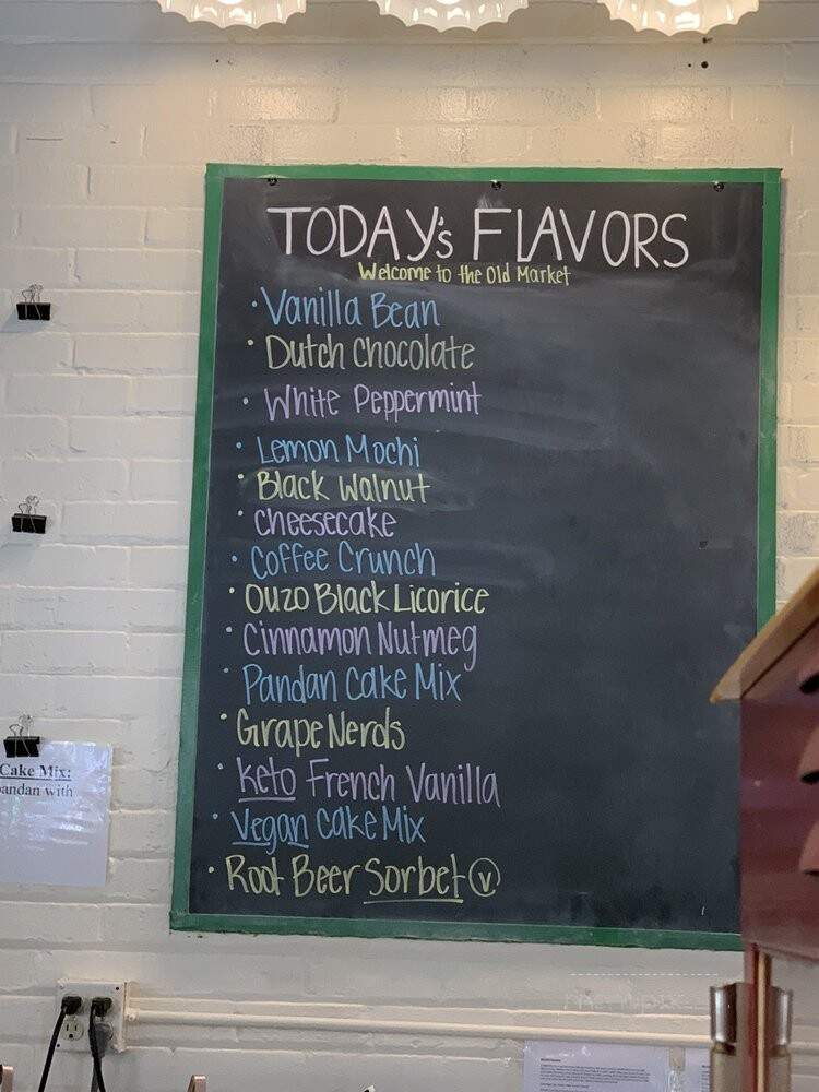 Ted and Wally's Ice Cream - Omaha, NE menu_pic